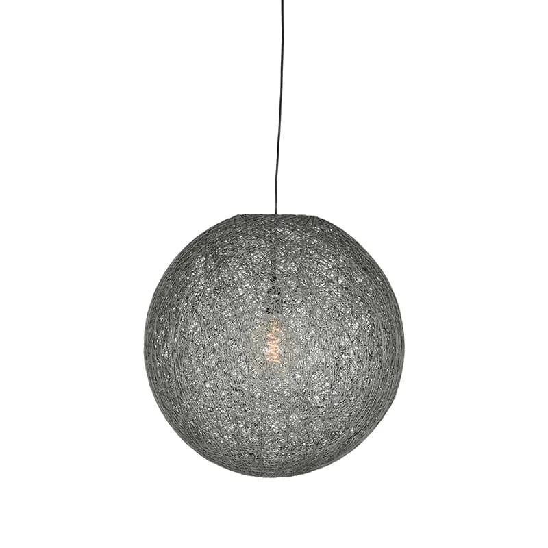LABEL51 hanglamp Twist | M 30x30x30 cm - Grijs,Zilver